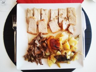 Loin pork “en orza” Alpujarride style with dry tomatoes