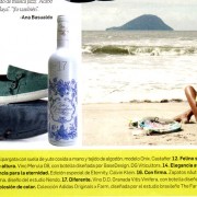 A bottle of Vitis Vinifera recommended in the prestigious Architecture and Design magazine :: Bodegas Nestares Rincon