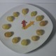 Reloj formado por uvas
